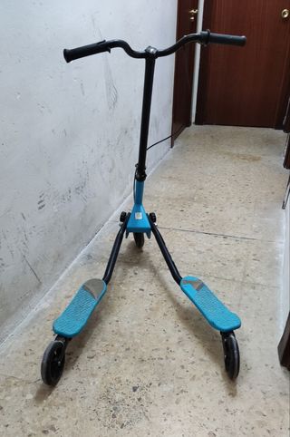 Patinete doble de 3 ruedas flicker tripatin