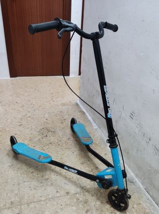 Patinete doble de 3 ruedas flicker tripatin