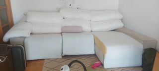 Sofá chaiselongue reclinable