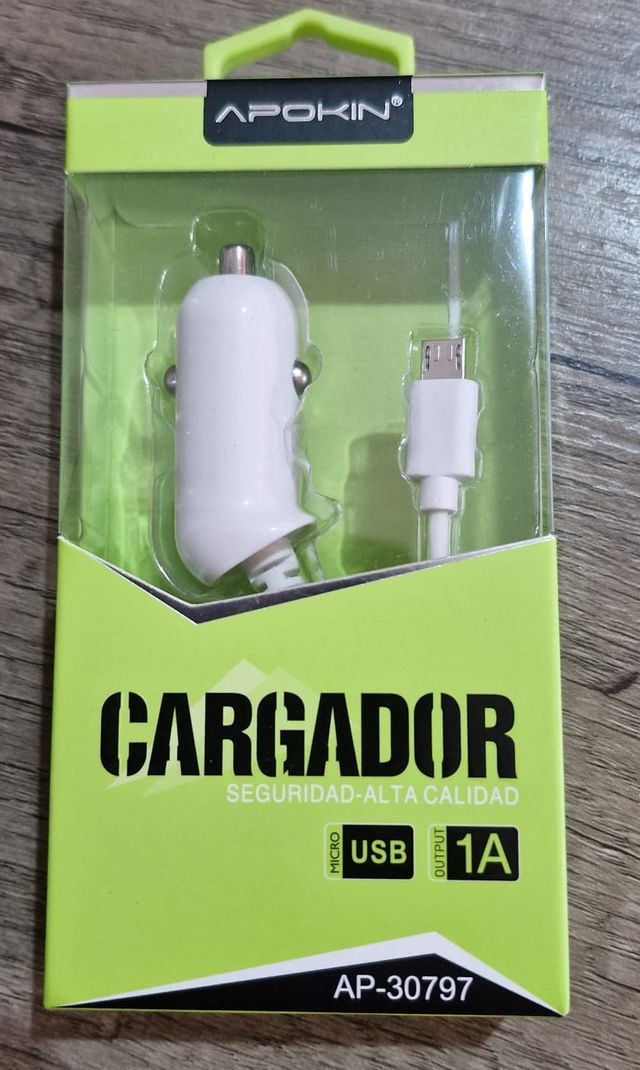 CARGADOR MECHERO APOKIN (NUEVO)