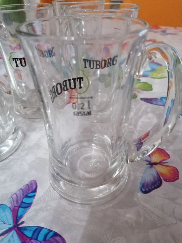 Boccali birra Tuborg da 200cl