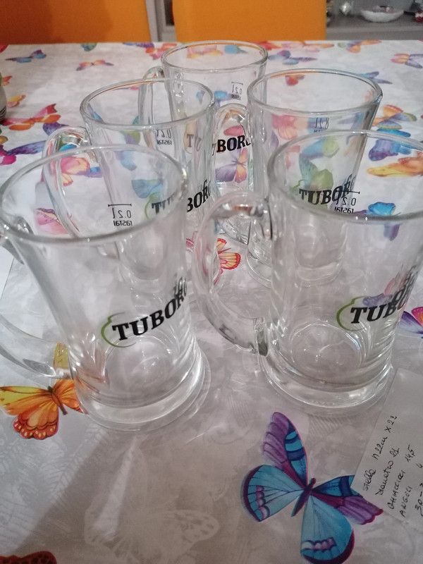 Boccali birra Tuborg da 200cl