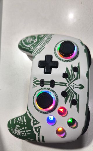 Mando Nintendo Switch Zelda Leds
