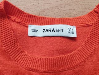 Jersey naranja Zara sin estrenar 