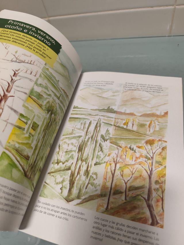 Libro naturaleza Español y Euskera