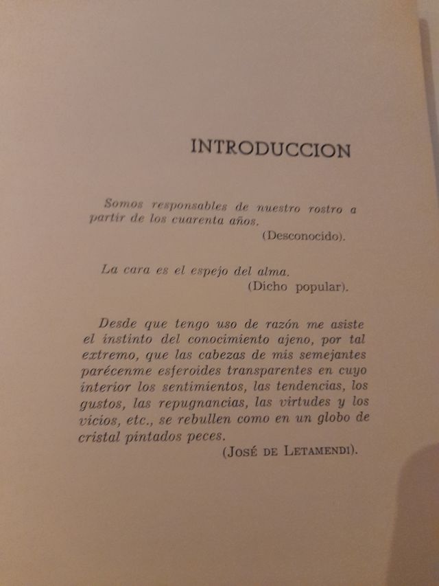 Fisionomía para Todos. J.L. Villaverde