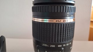 Objetivo Tamron 18-270 para cámara Canon