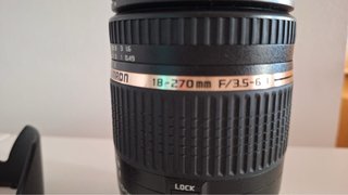 Objetivo Tamron 18-270 para cámara Canon