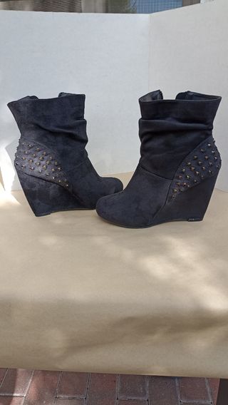 Stivaletti scamosciato sintetico N 37