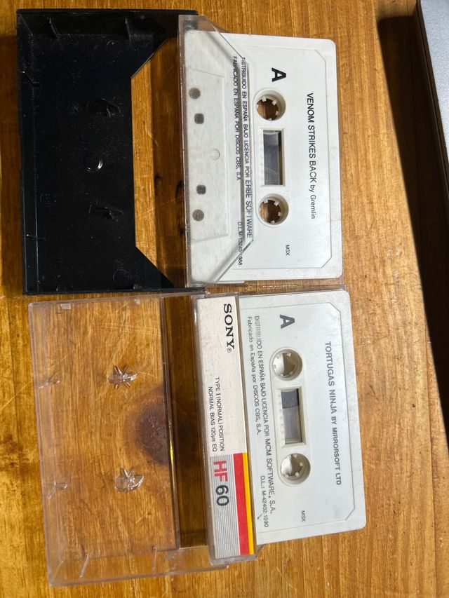 2 Juegos MSX y cinta regalo