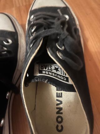 Converse Negras Plataforma 
