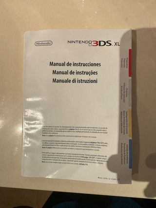 MANUAL nintendo 3ds XL