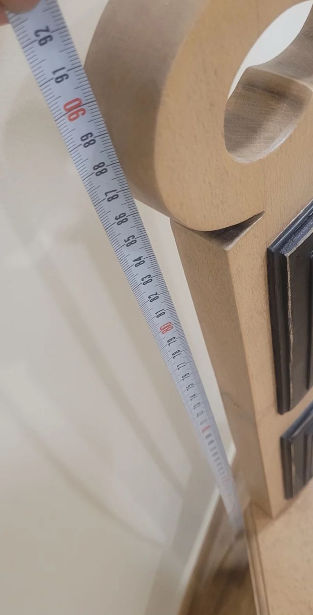 Silla madera maciza,perchero