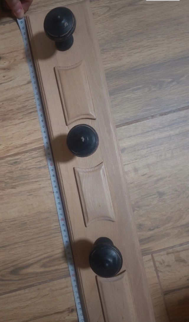 Silla madera maciza,perchero