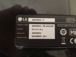 Botonera monitor LG