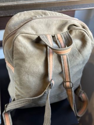 Mochila casual retro de lona - vintage