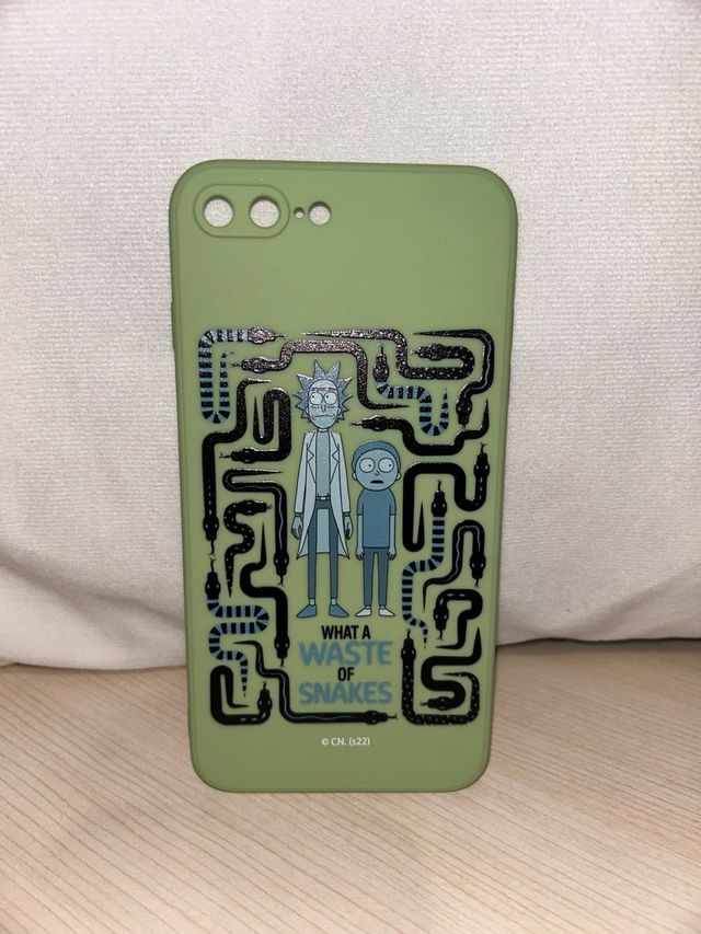 Funda iPhone 7p/8p Rick y Morty