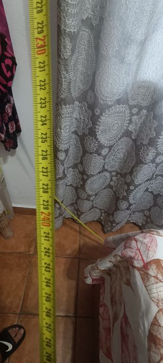 Cortinas mandala plateada