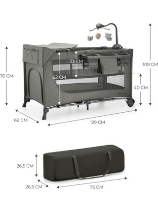 Cuna de viaje Kinderkraft 