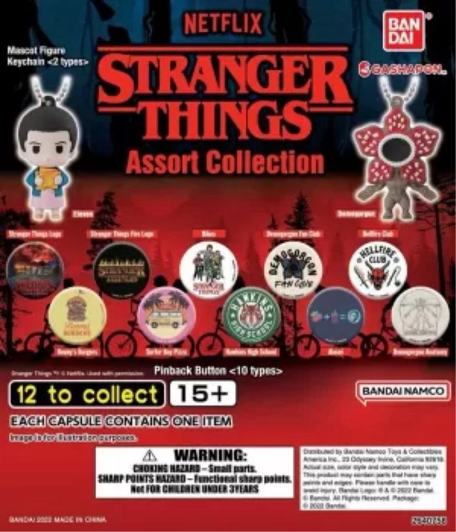Gashapon Stranger Things furgoneta chapa