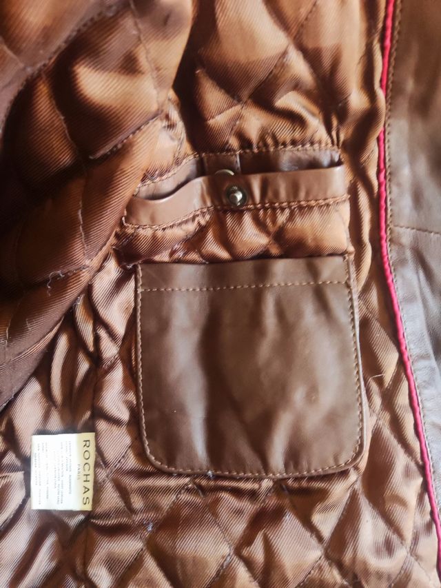 Cazadora rochas paris cuero blando  de calidad