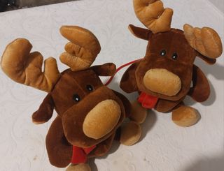 Natale 2 peluches renna