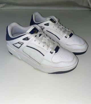 Puma slipstream blancas y azul