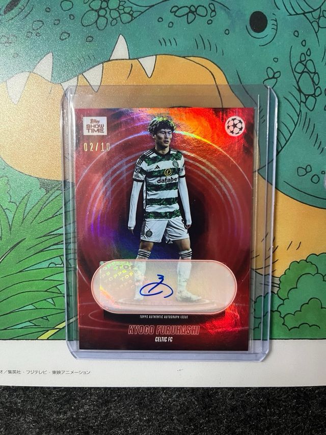 Kyogo Furuhashi auto /10 topps show impact.