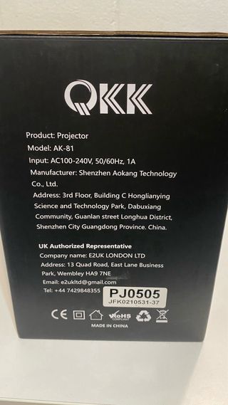 QKK HD Projector