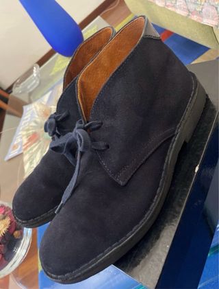 Scarpa da uomo in camoscio blu n.42 - Conbipel