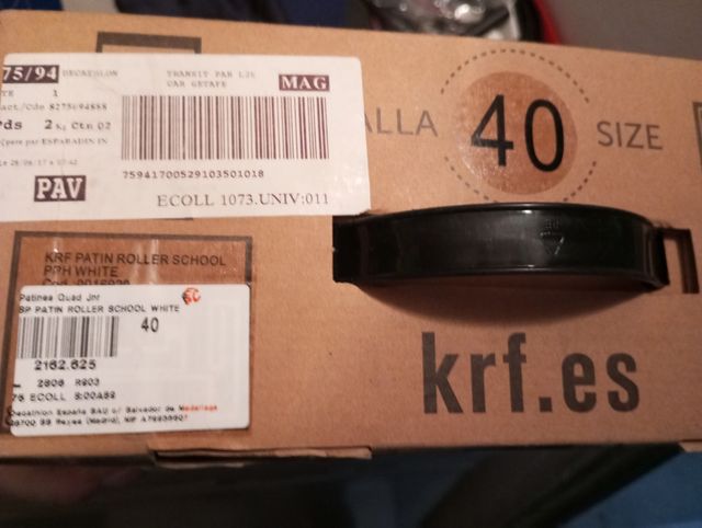 Patines blancos 4 ruedas