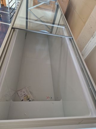 Arcón congelador puertas de cristal