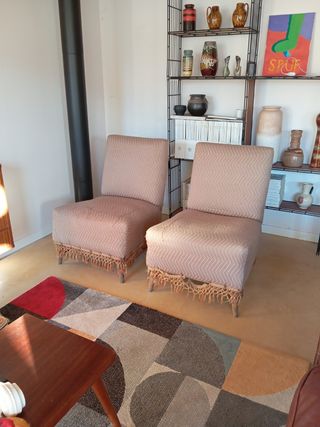 Pareja de butacas de cóctel 