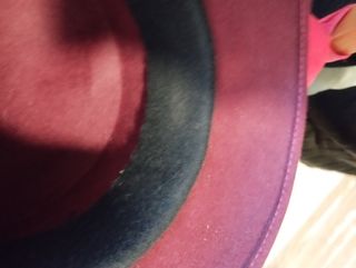 Cappello con tesa retrò