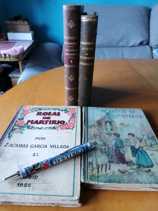 Lote 4 Libros Antiguos de Religión