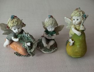 Angioletti fatine in ceramica 