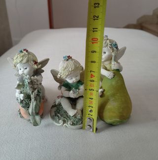 Angioletti fatine in ceramica 