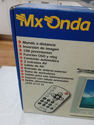 Televisor en color LCD-TFT de 7 C/Mando