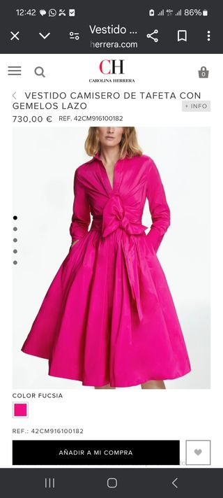 Vestido Carolina Herrera