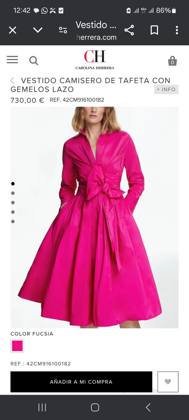 Vestido Carolina Herrera