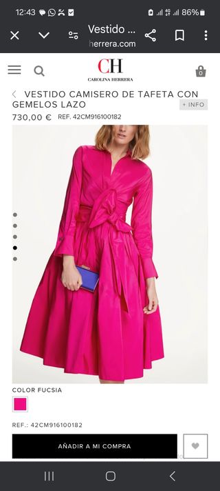 Vestido Carolina Herrera