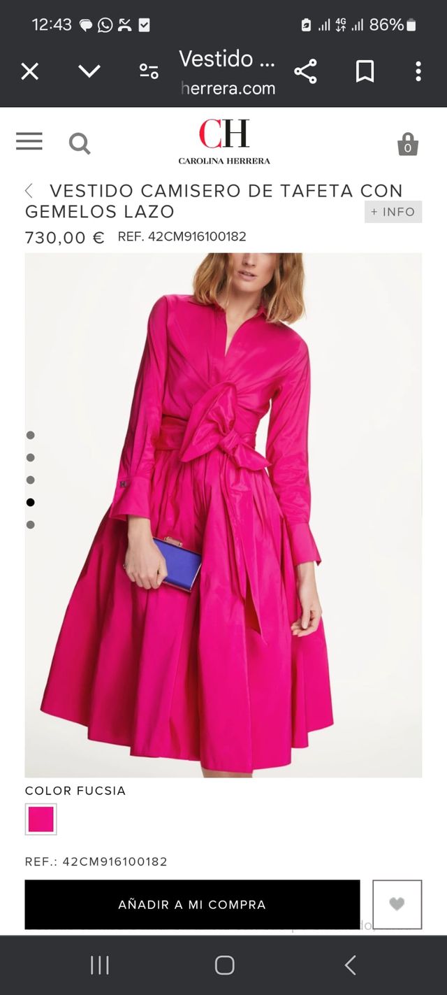 Vestido Carolina Herrera