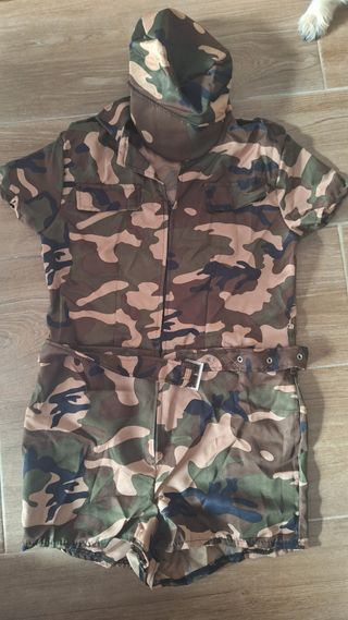 Disfraz de mujer militar 