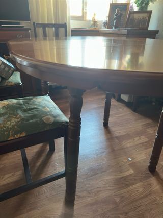 Mesa comedor madera nogal URGE!