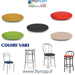 SEDILE IMBOTTITO PER SEDIA E SGABELLO COLORI VARI