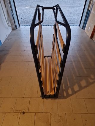 Brandina doghe legno letto singolo con materasso