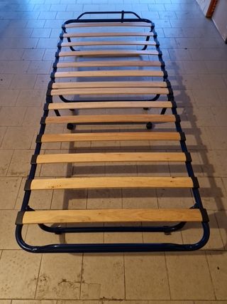 Brandina doghe legno letto singolo con materasso