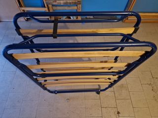 Brandina doghe legno letto singolo con materasso