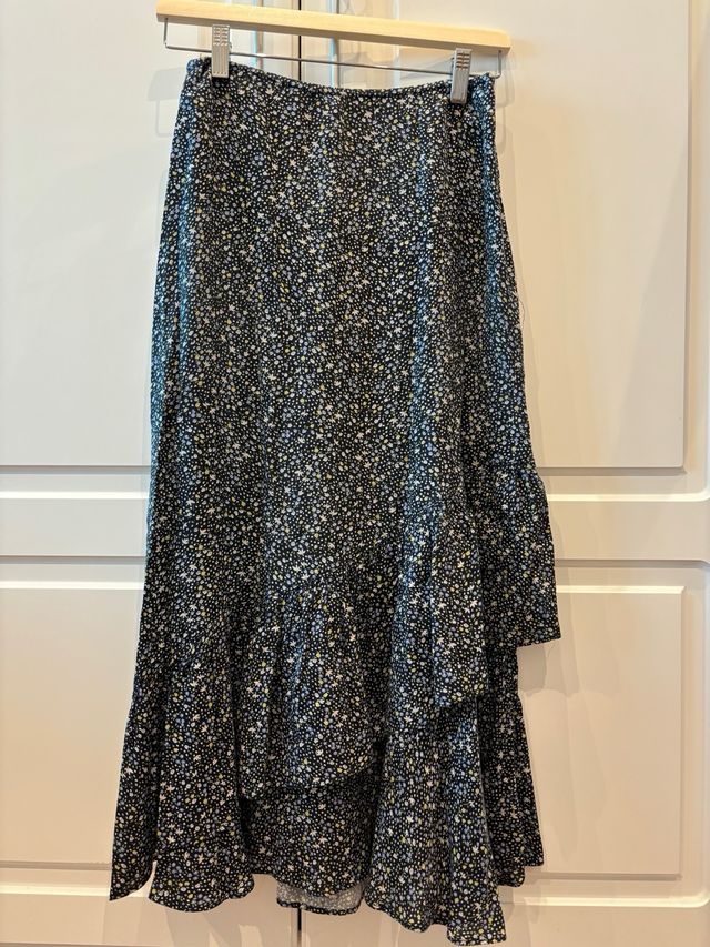 Falda midi volantes Bellerose
