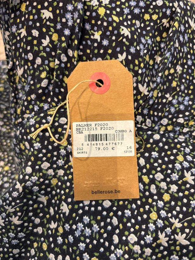 Falda midi volantes Bellerose